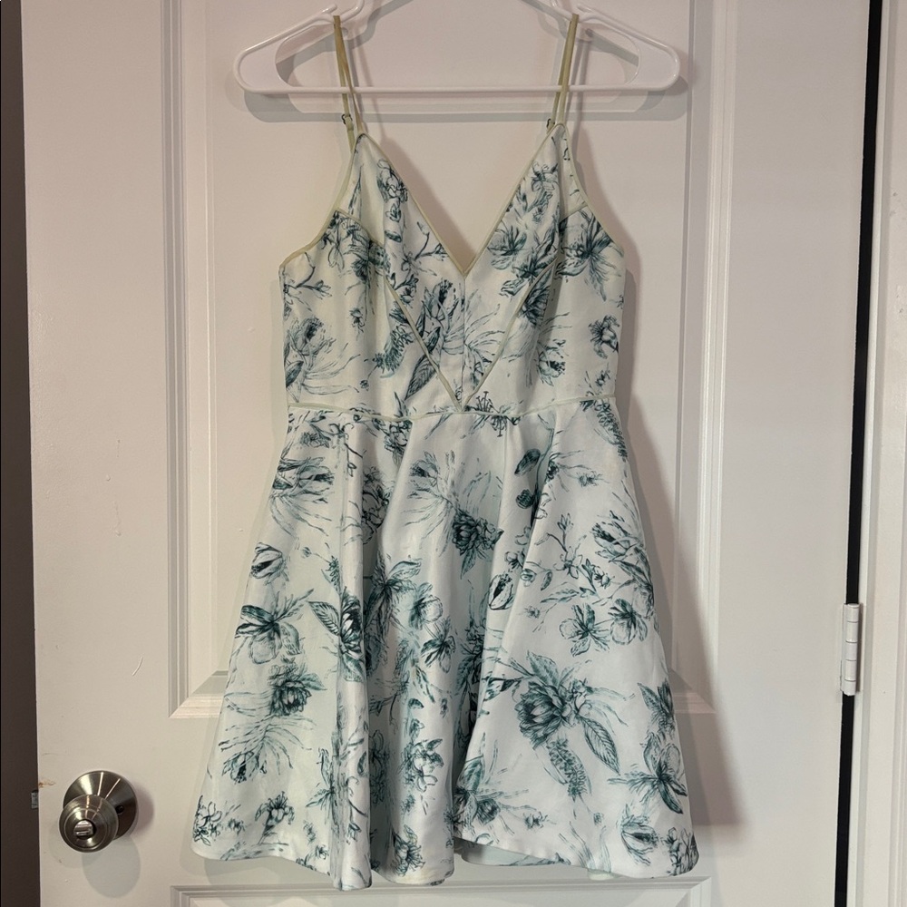Formal Silence + Noise Floral Spaghetti Strap Dress